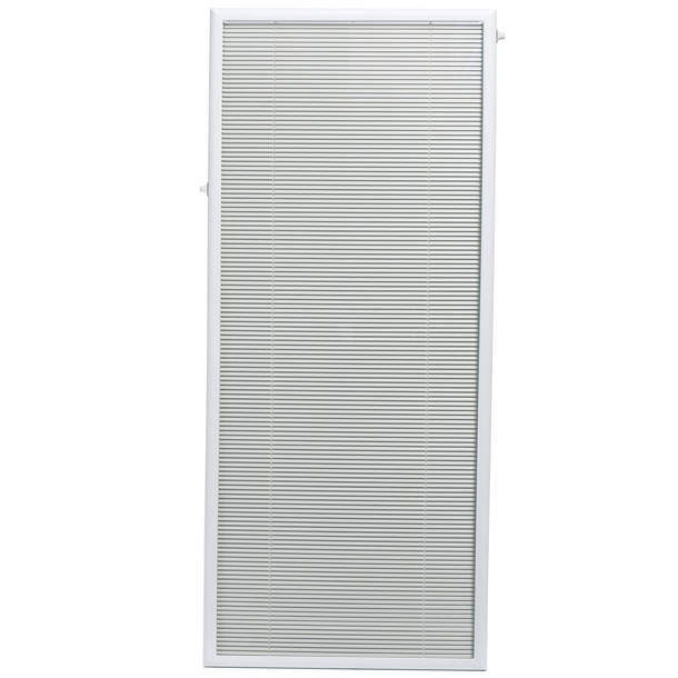 Zabitat ODL BWM256601 White Cordless Add On Enclosed Blinds with 1/2 in